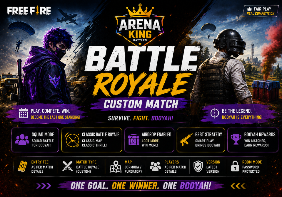 Free fire BR custom match #3